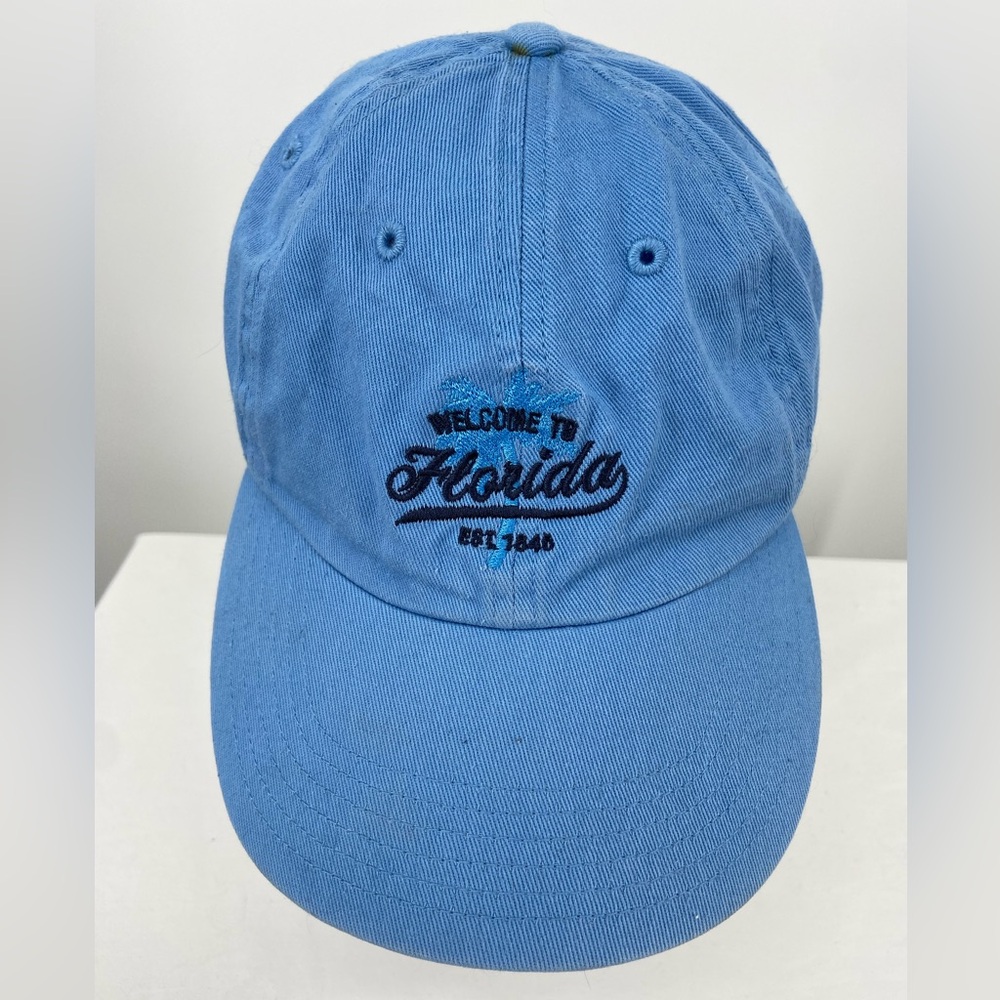 Blue Florida Embroidered Cap